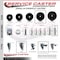 Service Caster 5 Inch Phenolic Wheel Swivel 34 Inch Threaded Stem Caster with Brake SCC SCC-TS20S514-PHS-PLB-34212 - alternate 3